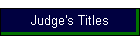 Judge's Titles