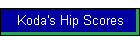 Koda's Hip Scores