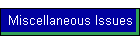 Miscellaneous Issues